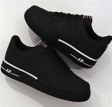 black air force one shoes